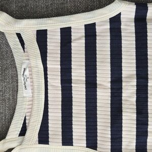 Perfect white tee cropped tank